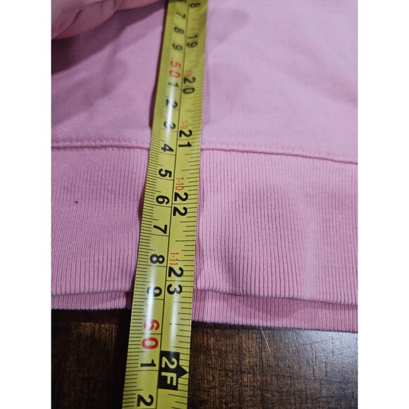 Talbots Womens L Petite Pink Embroidered Crewneck Sweatshirt Long Sleeves Lp - Picture 9 of 12